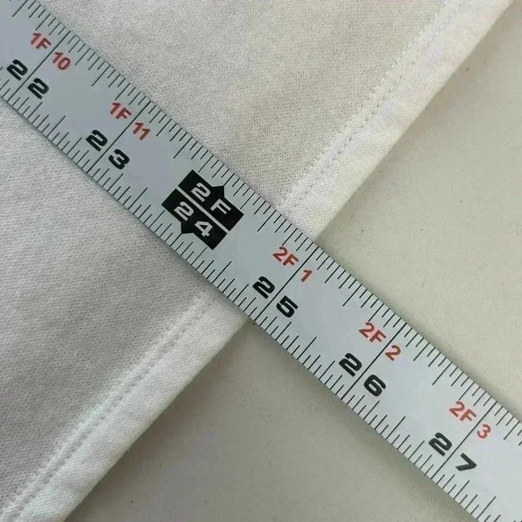 PINK Victoria’s Secret Oversize  Sequin Bling Hoodie Sweatshirt White Blue XS - Picture 15 of 16